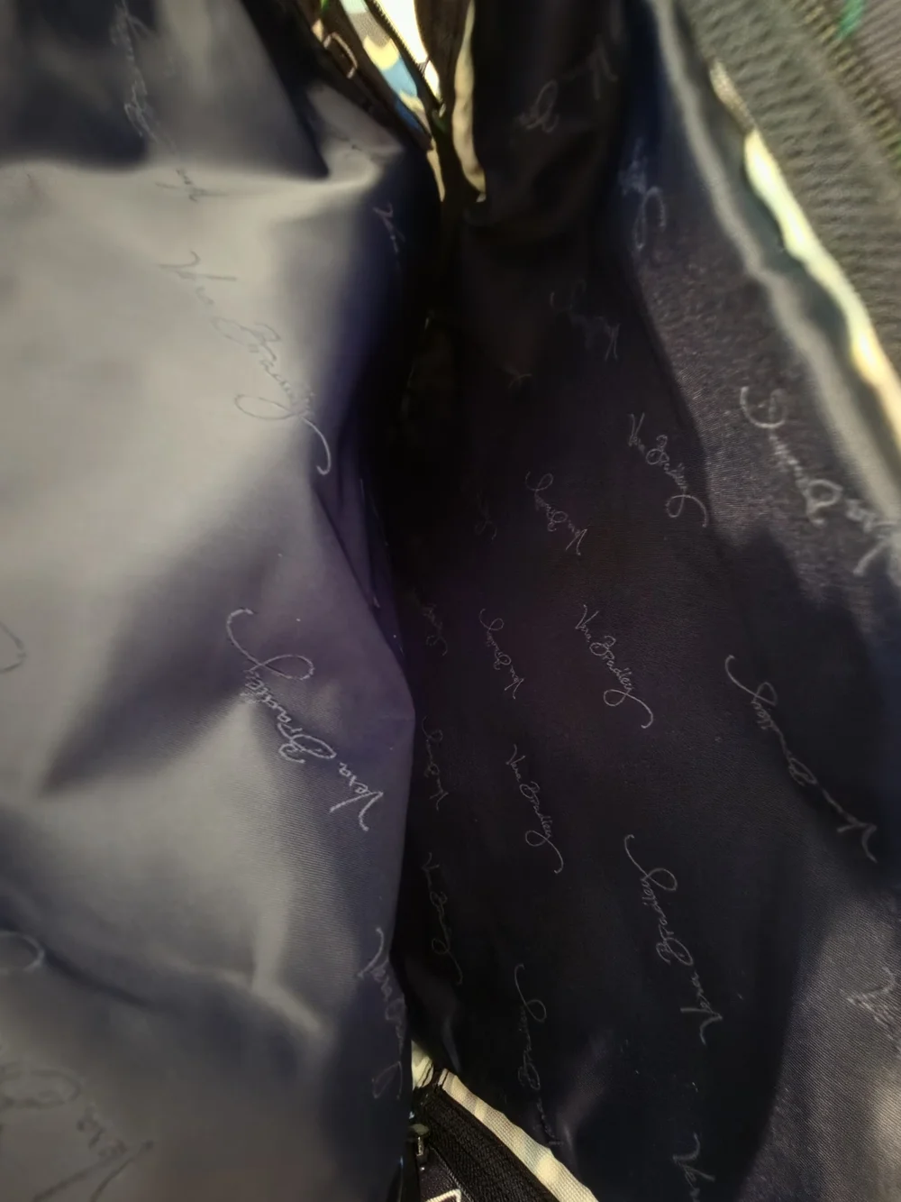 Vera Bradley Backpack in Ink Blue Pattern NWOT
